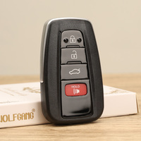 SZMAISHI Coque de clé de voiture télécommandée à 4 boutons pour Toyota, vente en gros d'usine, boîtier de clé vierge, boîtier de clé de rechange