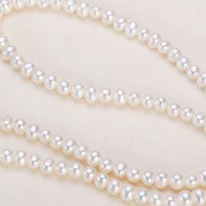 Collar de Cadena de Clavícula con Perlas de Agua Dulce de Alta Calidad, Plata S925, Lago Zhuji Shanxia, para Mujer, Cadena de Amor - Product Image 3