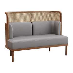 Xzy da cong nửa vòng tròn đá cẩm thạch Vòng cà phê thương mại quán cà phê nhà hàng đồ nội thất gian hàng chỗ ngồi bàn ghế Bộ - Product Image 6