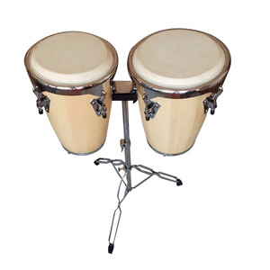 Venta al por mayor barato percusión instrumento Musical cabra piel <span class=keywords><strong>Conga</strong></span> tambor con soporte - Product Image 1