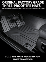Tapis de sol de voiture sur mesure de luxe, tapis de voiture toutes saisons, tapis 3D pour Kia Sonet 2025- Tpe, tapis de sol intérieur double couche