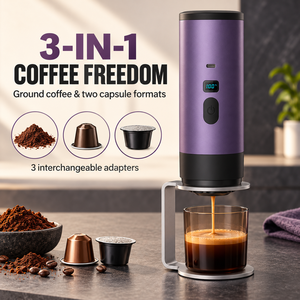 Cafetera Espresso Portátil 3 en 1, Automática, Funciona con Batería, Mini, Multifuncional, para Cápsulas, OEM - Product Image 2
