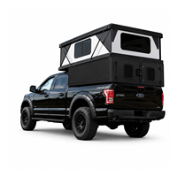 Camper pour pick-up à plateau long, professionnel, personnalisable, à coque rigide, en aluminium, pour le camping hors route 4x4 et les voyages