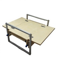 Table coulissante pour coffre de voiture en contreplaqué multicouche de 18 mm, OEM ODM, charge lourde de 50 kg, 3 en 1 pour coffre et boîte à outils, réglable, installation sans perçage
