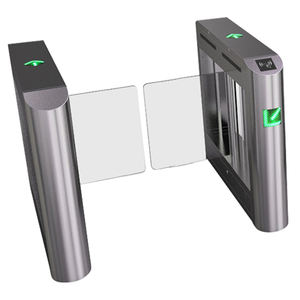 Petite barrière pivotante avec contrôle d'accès rapide, anti-collision, reconnaissance d'empreintes digitales et faciale, et lecteur de cartes - Product Image 2