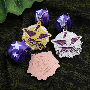 Tùy Chỉnh Huy Chương Đẹp Men Long Lanh Thể Dục Dụng Cụ Huy Chương Thể Thao Kim Loại Kẽm Hợp Kim Vàng Bạc Đồng 3D Giải Thưởng Kim Loại Huy Chương - Product Image 5