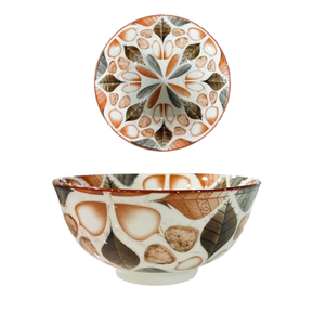 PETAL LINE <b>PORCELAIN</b> <b>BOWL</b> 24X9CM RED - Product Image 1