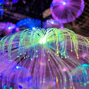 Hot Sale Colorful Mini LED Solar Jellyfish Christmas Light For Outdoor Garden Decoration