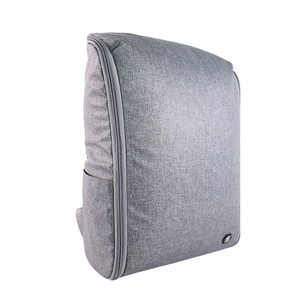OEM Full-Zip Nylon <b>Laptop</b> <b>Backpack</b>, Minimalist Premium Daypack for Work Travel, Lightweight Multi-Compartment Casual Bag - Product Image 2