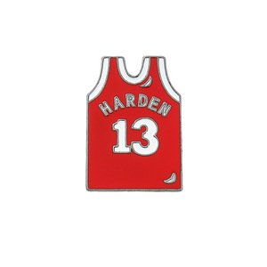 Broche en émail personnalisée style maillot <span class=keywords><strong>de</strong></span> basket-ball <span class=keywords><strong>de</strong></span> dessin animé, badge <span class=keywords><strong>de</strong></span> supporter sportif pour sacs, vêtements et accessoires <span class=keywords><strong>de</strong></span> bijouterie - Vente en gros - Product Image 6
