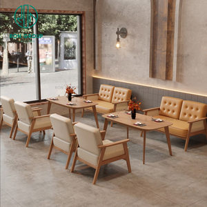 Chaise de loisirs <span class=keywords><strong>en</strong></span> bois massif pour café pour café lait thé magasins de bonbons meubles de salle à manger décontractés durables - Product Image 5