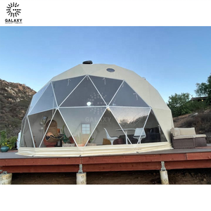 Tente dôme extérieure imperméable transparente pour 6-8 personnes, igloo de jardin, hôtel, camping en plein air, tente dôme en <span class=keywords><strong>plastique</strong></span> transparent - Product Image 2