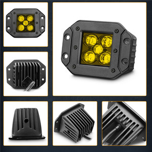 4.7 pouces 25W ambre LED lumière <span class=keywords><strong>de</strong></span> travail pour tout-terrain et voitures 12V <span class=keywords><strong>24V</strong></span> 3000K température <span class=keywords><strong>de</strong></span> couleur pièces automobiles feux <span class=keywords><strong>de</strong></span> conduite - Product Image 2