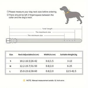 Cartoon Print Pattern Haustier halsband mit Metalls chnalle Band Hunde halsband mit Gravur Großhandel Spot Supply - Product Image 6