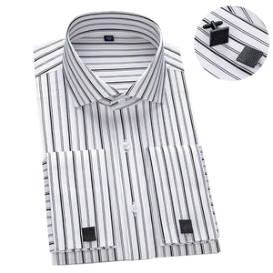 Boutons de manchette en argent avec tête à nœud torsadé, bouton de manchette en acier inoxydable doré, <span class=keywords><strong>chemise</strong></span> à manches longues pour cadeau de mariage pour hommes - Product Image 6