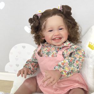 Nouveau bébé <span class=keywords><strong>reborn</strong></span> en silicone <span class=keywords><strong>de</strong></span> 60 cm, taille réelle, fille qui marche, Mira, peinture réaliste en 3D, objet <span class=keywords><strong>de</strong></span> <span class=keywords><strong>collection</strong></span>, poupée pour enfants - Product Image 3