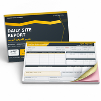 Papier autocopiant NCR, modèle de facture à trois feuillets, carnet de registres