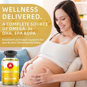 Gummies Omega 3 + DHA en gros, supplément triple concentration d'huile de poisson issue du pollock sauvage d'Alaska - Product Image 4