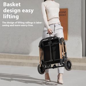 Hafif katlanabilir Pet sepeti büyük boy şok emici özelliği taşınabilir küçük köpekler kediler için ayrı kafes oyuncak araba taşıma - Product Image 5