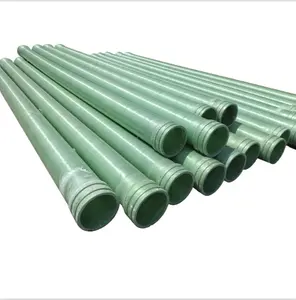 Glass fibre reinforced plastic pipe GRP water pipe