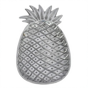 Decorative <b>Pineapple</b> Dish Metal Serving Bowl Fruits Nuts Cookie Serve Dish Event Parties Table Decoration Accessories - Product Image 1