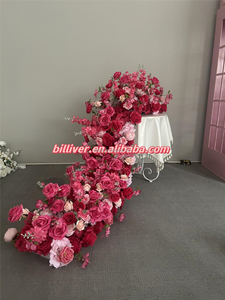 Nuovo matrimonio trascinante fiore <span class=keywords><strong>finestra</strong></span> di visualizzazione per la proposta di decorazione fiori artificiali matrimonio fiori di seta decorazioni fiori - Product Image 6
