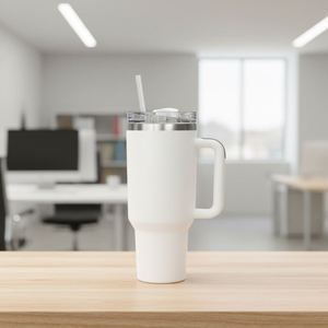 Vaso Térmico Tumblr Morado de 20oz, 30oz, 40oz, Personalizado con Logotipo, Botella Térmica de Acero Inoxidable con Aislamiento al Vacío - Product Image 4