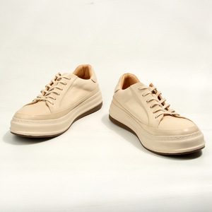 Off <b>White</b> Men's Casual Sneakers <b>Lace</b> Up Cushioned Leather Youth Walking Style Shoes - Product Image 3