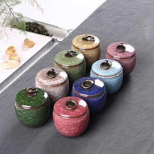 Mini pot à thé en céramique Portable fait à la main chinois petits pots scellés de Style Design Vintage <span class=keywords><strong>pour</strong></span> une utilisation en cuisine <span class=keywords><strong>pour</strong></span> des cadeaux - Product Image 5
