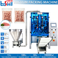 Machine d'emballage sous vide verticale VFFS 150g 250g 500g 1kg, machine d'emballage automatique de viande hachée pour sachets à scellage arrière