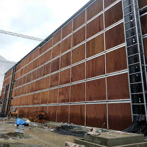 แผ่นทำความเย็นแบบระเหยสำหรับโรงเรือนสัตว์ปีก อุปกรณ์ปศุสัตว์พร้อมโครงเหล็ก ผู้จำหน่ายอุปกรณ์เพาะปลูกในโรงเรือน - Product Image 5