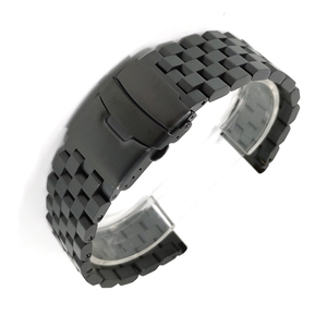 <span class=keywords><strong>Bracelet</strong></span> de <span class=keywords><strong>montre</strong></span> en acier inoxydable massif de luxe à 5 maillons épais avec fermoir déployant, chaîne de <span class=keywords><strong>montre</strong></span> souple 20mm <span class=keywords><strong>22mm</strong></span> 24mm - Product Image 6