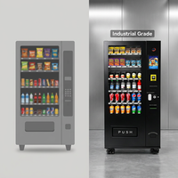 Pequeña Máquina Expendedora Refrigerada para Alemania, Compacta, con Vidrio de Triple Panel, Monitoreo Remoto SDK, Cumple con ADA y CE