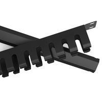 Organisateur de câbles réseau pour rack 19 pouces en acier avec guide-câbles