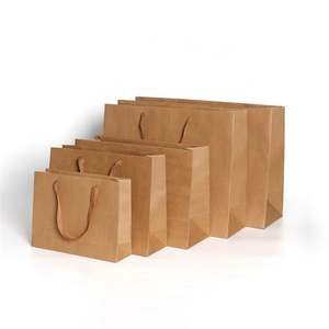 Sac cadeau alimentaire personnalisé en carton kraft avec logo personnalisé KM, couleur personnalisée, impression flexo UV 8 couleurs, taille personnalisée, tendance - Product Image 2