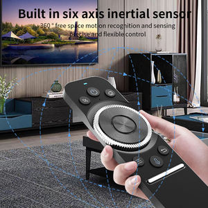 Topleo W1s Ses Kontrollü 2.4ghz Kablosuz Işıklı Projektör Uzaktan Kumandası Tv Air Mouse - Product Image 4