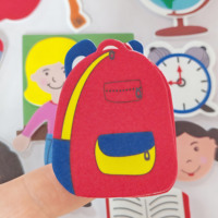 Autocollants en mousse découpés à l'emporte-pièce, style dessin animé scolaire, pour récompenses et fêtes d'enfants et d'étudiants