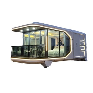 Pabellón Móvil de Cristal con Techo de Vidrio Templado, Diseño Contemporáneo para Uso Hotelero - Product Image 1