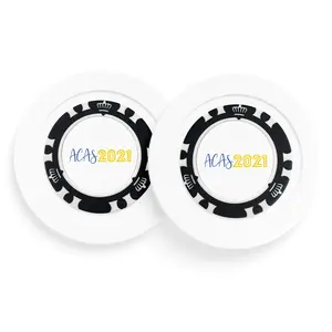 Оптовая Продажа Профессиональные 40 мм Пустые ABS покерные фишки
