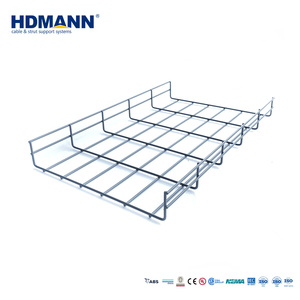 Hdmann CE Certificated Metal <strong>Wire</strong> Basket Welding Stainless Steel <strong>Wire</strong> Mesh Cable Tray for Data Center Cable Laying - Product Image 2