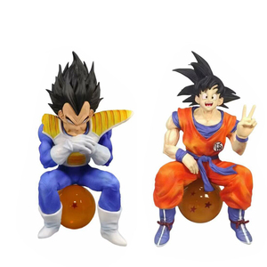 14CM <span class=keywords><strong>Dragon</strong></span> Super Saiyan Goku Vegeta <span class=keywords><strong>Ball</strong></span> Dessin Animé Japonais Recueillir Jouet Statue Anime PVC Figure - Product Image 1