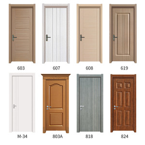 <span class=keywords><strong>Porte</strong></span> en WPC de conception moderne, imperméable et résistante au feu <span class=keywords><strong>Porte</strong></span> intérieure en polymère WPC Ouverture latérale pour portes de chambre en WPC - Product Image 4