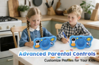 Tablette de jeu éducative 7 pouces de haute qualité pour enfants, PC tablette 12+256 Go, système Android, Wi-Fi, tablette de jeu éducatif adaptée