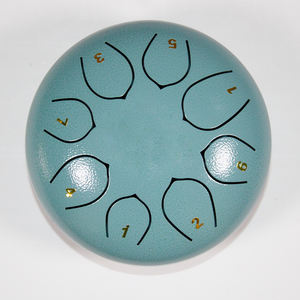 Tamburo per lingua in acciaio legato da 8 note 6 pollici tamburo in acciaio acciaio a percussione - Product Image 1