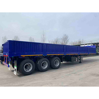 Semi-remorque porte-conteneurs à parois latérales en alliage d'aluminium, suspension pneumatique, 3 essieux, 80 tonnes, 13 m, neuve, à vendre