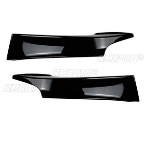 ลิ้นกันชนหน้าสีดำเงา สปอยเลอร์ ดิฟฟิวเซอร์ ชุดแต่งสำหรับ BMW ซีรีส์ 1 F20 F21 120i M-Sport ปี 2012-2014 - Product Image 3