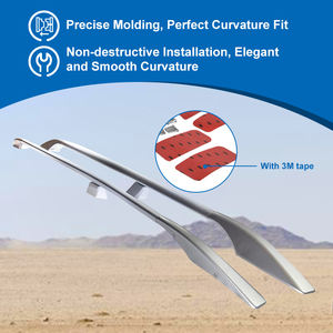 Porte-bagages en aluminium Barre de toit pour voiture Suv avec support de toit en ruban adhésif - Product Image 6