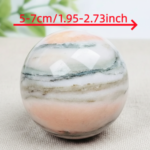 Esfera de Jade Natural Colorida, Bola de Cristal Curativa para Feng Shui, Reiki, Decoración de Sala de Estar y Dormitorio, Artesanía de Cristal al por Mayor - Product Image 2