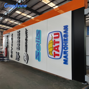 Insegna Pylon per Negozi e Strade in Acciaio Inox per Esterni con Logo e Nome del Marchio OEM - Product Image 4