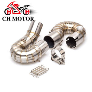 Tubo de Enlace Medio para Silenciador de Escape de Motocicleta Deslizable para <span class=keywords><strong>Honda</strong></span> CBR1000RR Escape CBR <span class=keywords><strong>1000RR</strong></span> 2008 2009 2010 2011 <span class=keywords><strong>2012</strong></span> a 2016 - Product Image 1